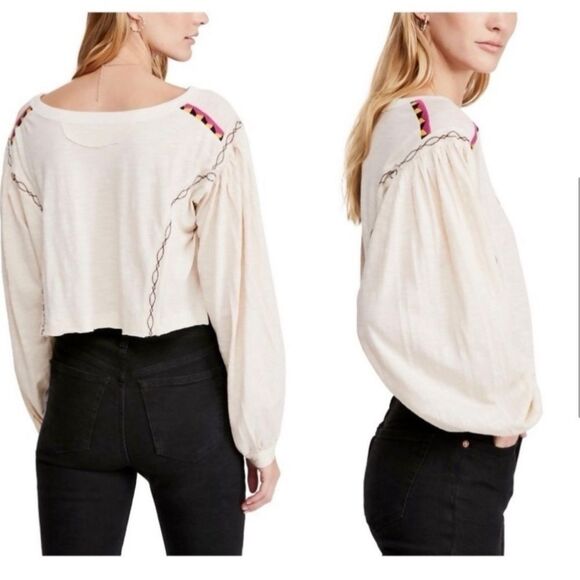 FREE PEOPLE • Hand Me Down Top - Picture 11 of 12